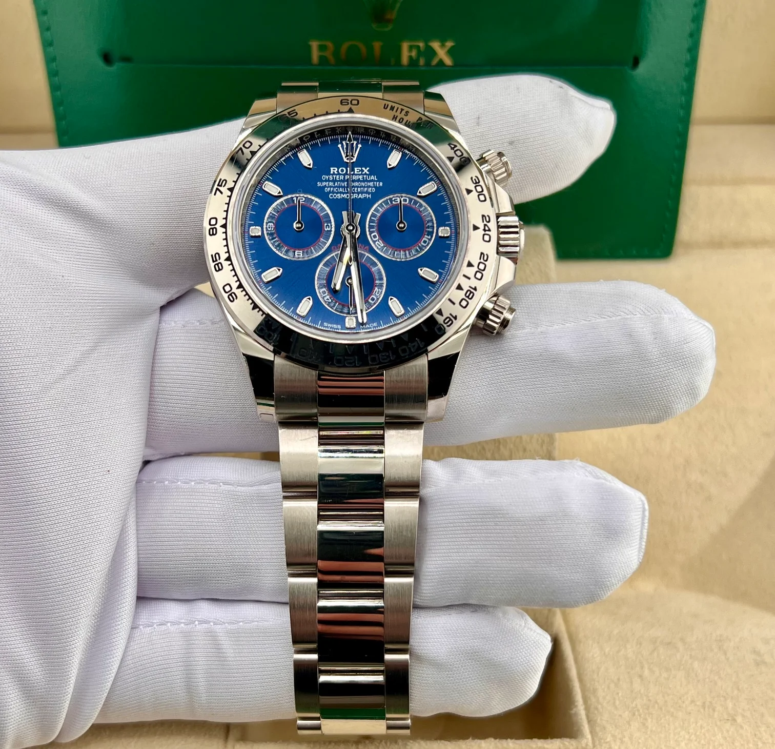 Rolex Daytona Blue Dial Full Set 116509 2022