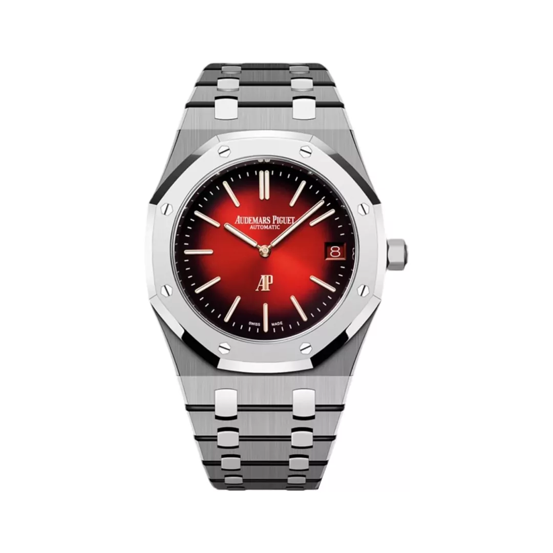 Audemars Piguet Royal Oak 16202XT.OO.1240XT.01 Jumbo Extra-Thin Burgundy 39mm Unisex Watch