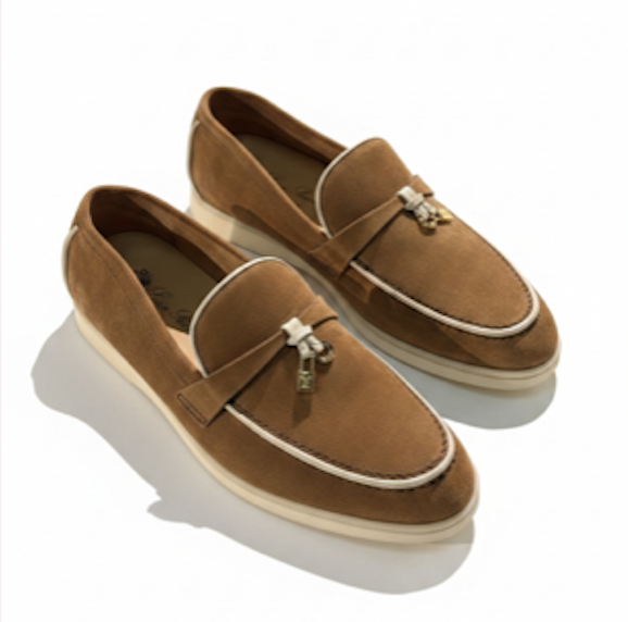 Loro Piana Summer Walk Light Brown Loafer