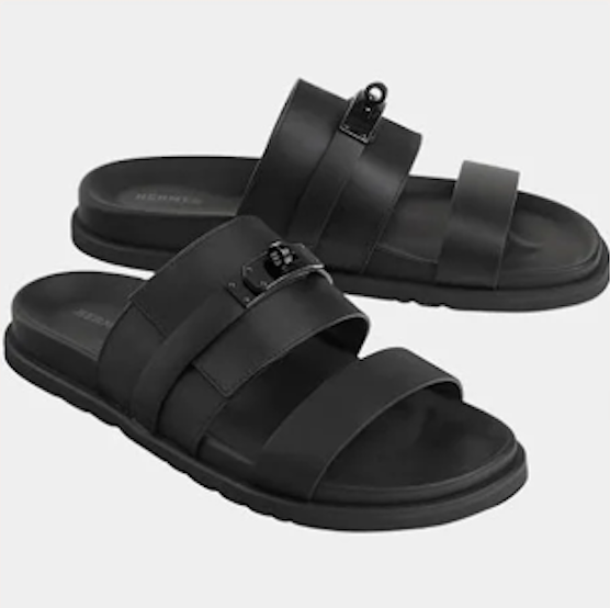 Hermès Jackson All Black Sandal