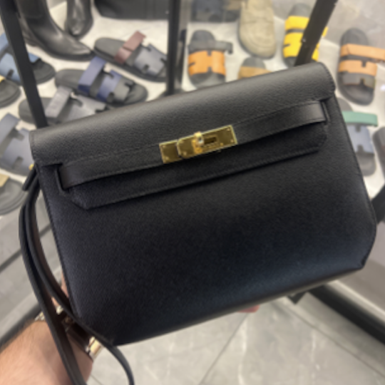 Hermès Black Epsom Dépêches