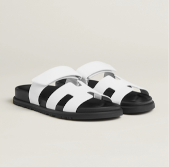Hermès Chypre White Sandal