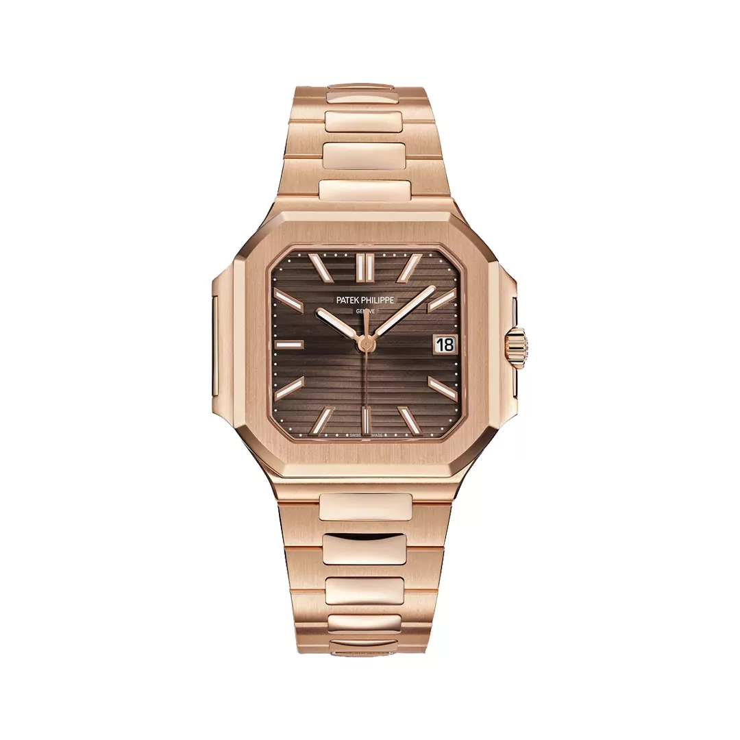 Patek Philippe Cubitus 7128/1R-001 Rose Gold Brown Dial 40mm Men's Watch