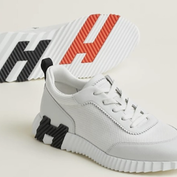 Hermès Bouncing White Sneaker