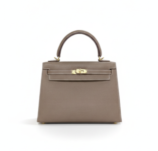 Hermès Kelly 25 Étoupe GHW