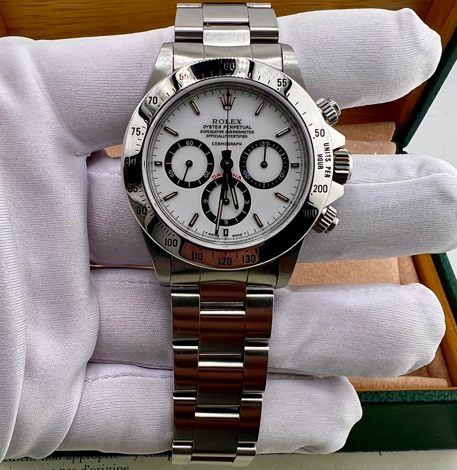 Rolex Daytona Zenith R Serial Porcelain Dial 16520 1989