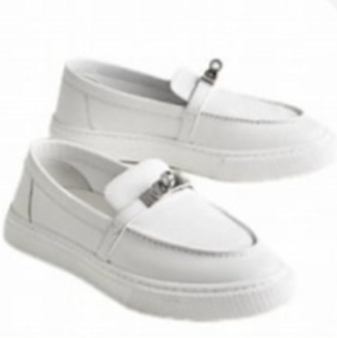 Hermès Mind Loafer White