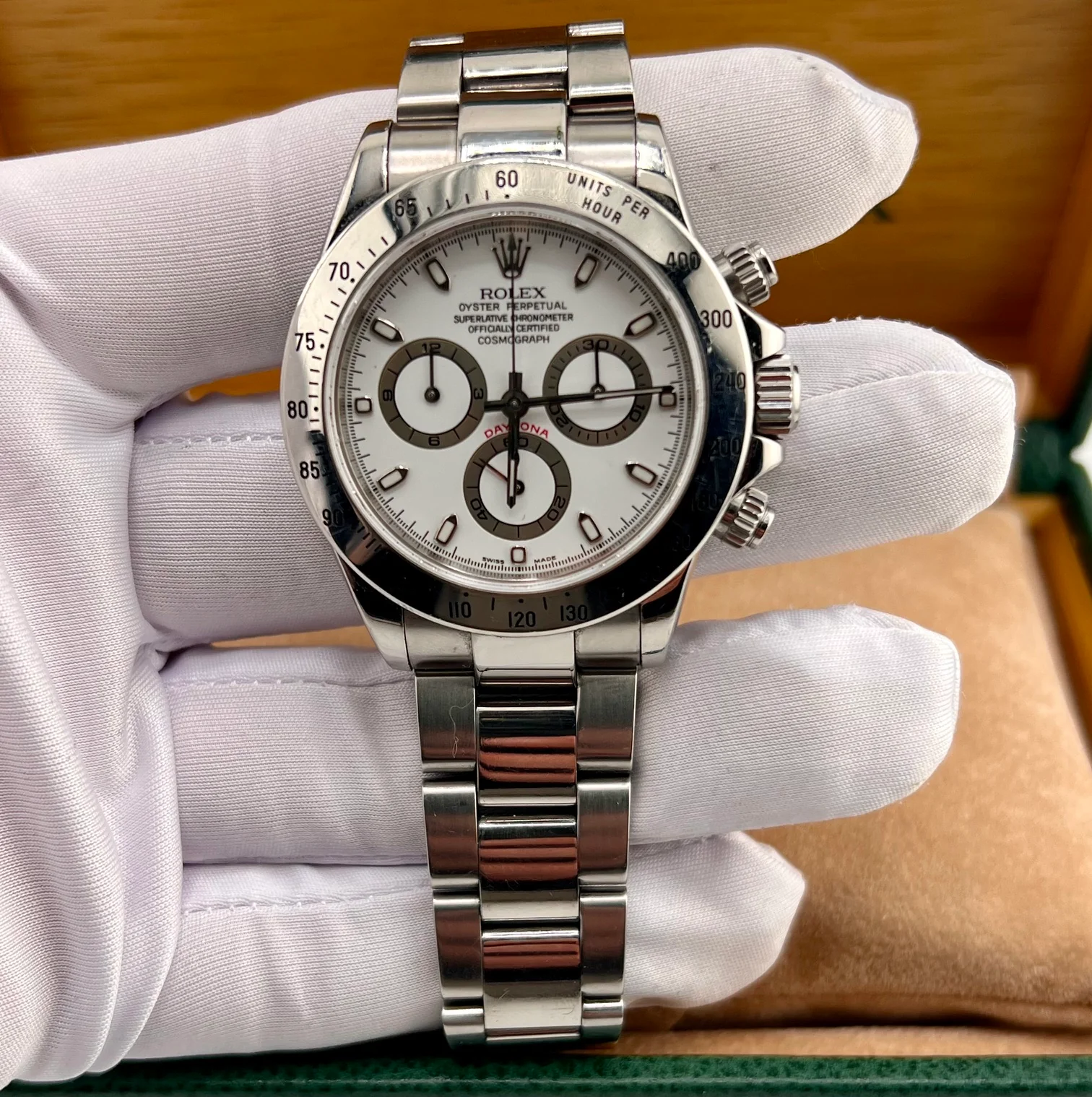 Rolex Daytona White Dial Serial Y Only Watch 116520 2003