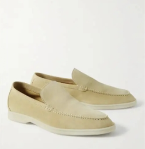 Loro Piana Summer Walk Light Beige Loafer