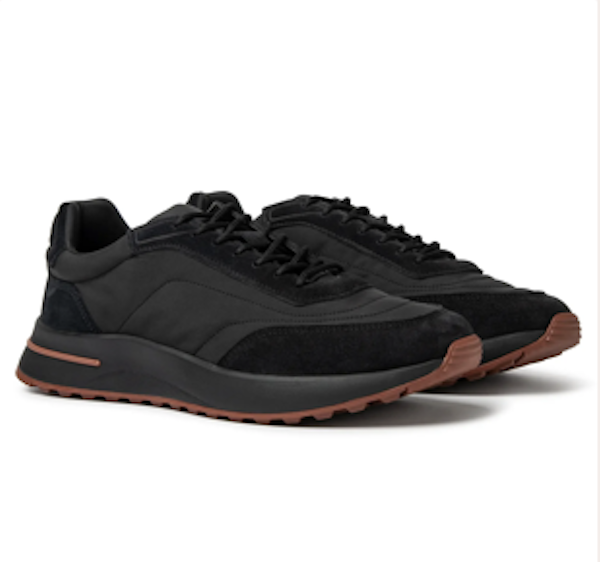 Loro Piana Weekend Walk Black Sneaker