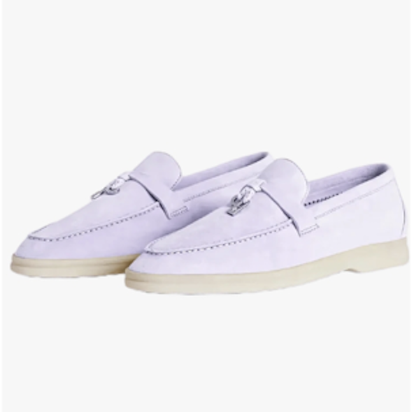 Loro Piana Summer Charm Violet Loafer