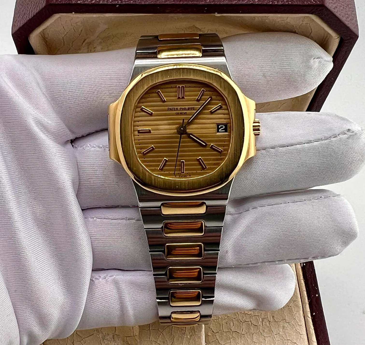 Patek Philippe Nautilus Champagne Dial No Papers 3800 37mm