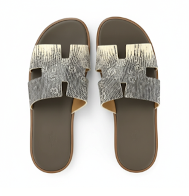 Hermès Izmir Lizard Sandal